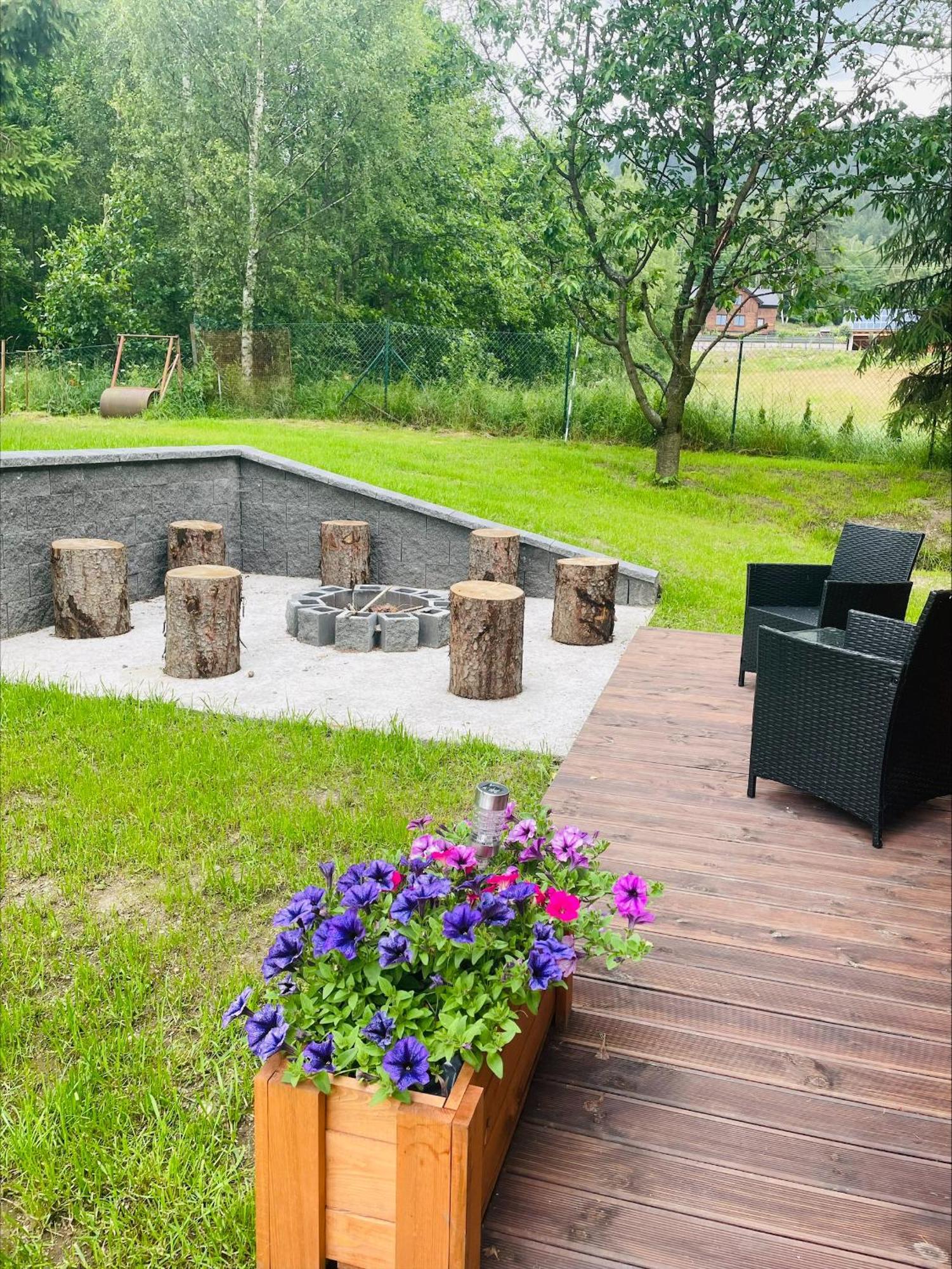 Srub V Oderi Villa Hroznetin Exteriör bild